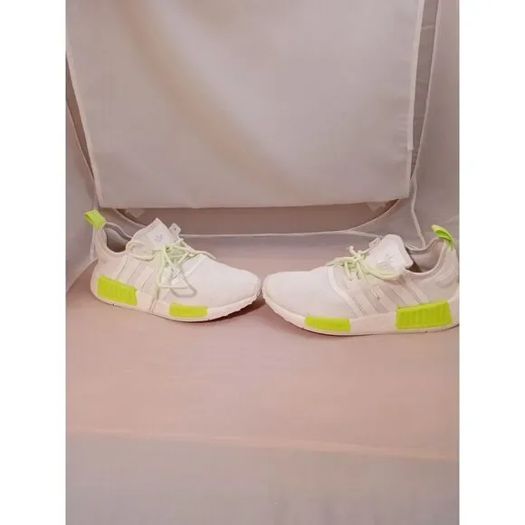 adidas | Shoes | Adidas Nmd R J Whitesignal Green Gx5686 Women Size 6 |  Poshmark